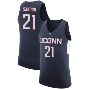 Men's UConn Huskies Adama Sanogo Basketball Jersey - Replica Navy