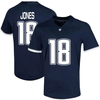 Men's UConn Huskies Jaylen Jones Untouchable Football Jersey - Game Navy