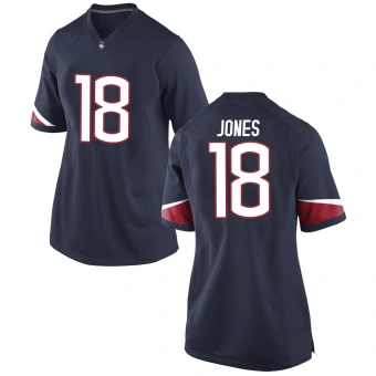 Women's UConn Huskies Jaylen Jones Football Jersey - Game Navy