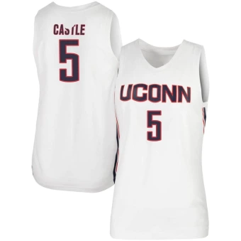 Women's UConn Huskies Stephon Castle Basketball Jersey - Replica White